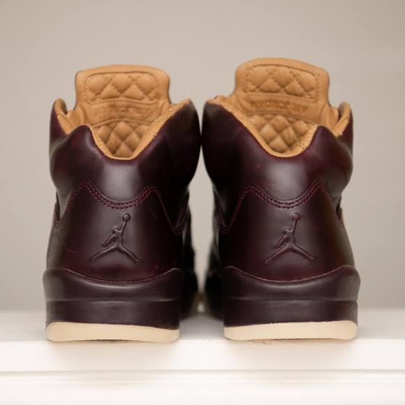 Jordan 5 Retro Premium Bordeaux M sz 8 Sneakers 881432-612 Wine Red Sneakers - Picture 6 of 10